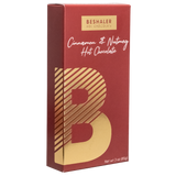 Red box with gold foil print of 3oz. cinnamon & nutmeg hot chocolate.