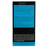 Back of black box 3oz box of rich & creamy hot chocolate with mixing directions.