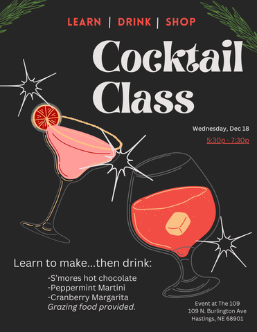 Cocktail Class Ticket - Rescheduled to Dec. 18