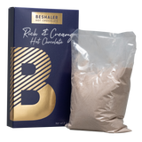 Royal blue 8oz box of rich & creamy hot chocolate.